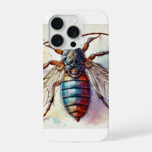 Coque iPhone Flea Siphonaptera Insect Dorsal View 040924IREF224 (Verso)