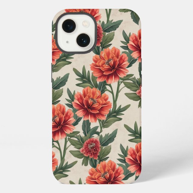 Coque iPhone fleur  (Verso)
