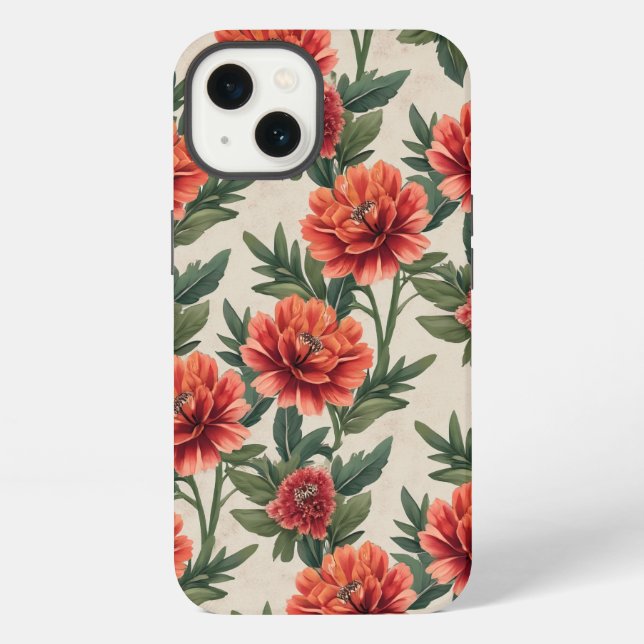 Coque iPhone fleur (Verso)