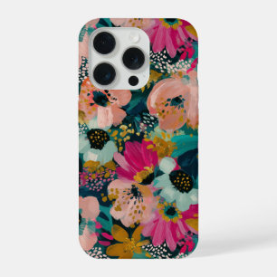 Coque iPhone 15 Pro Fleur botanique