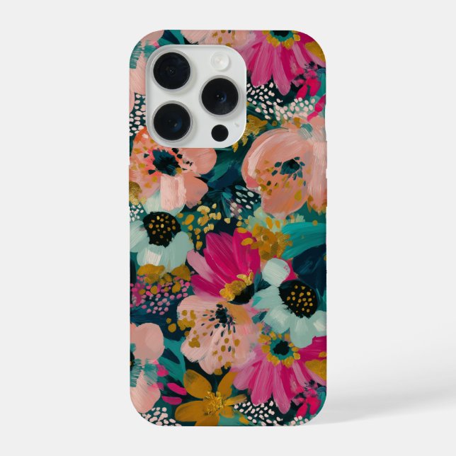 Coque iPhone Fleur botanique  (Verso)