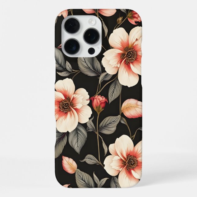 Coque iPhone Fleur Colorée (Verso)