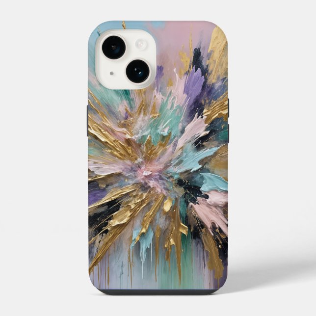 Coque iPhone Fleur cosmique (Verso)
