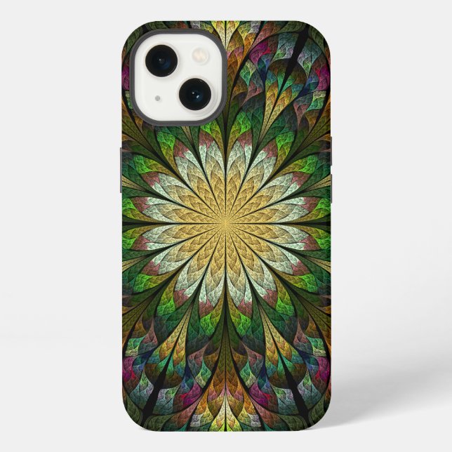 Coque iPhone Fleur courbée (Verso)