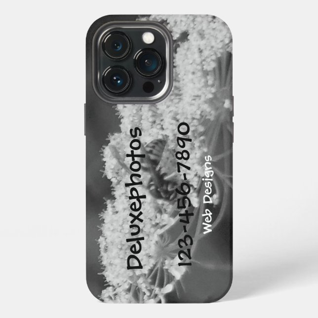 Coque iPhone Fleur d'abeille sauvage (Dos)