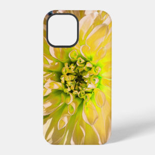 Coque iPhone 12 Pro Fleur Dahlia Jaune