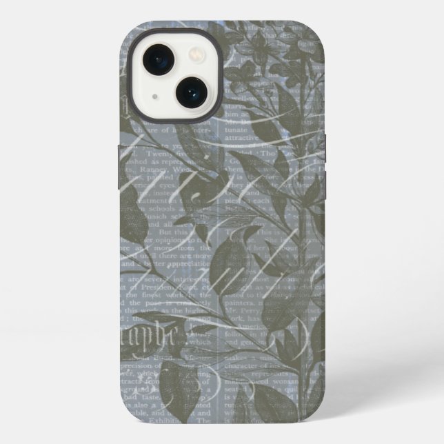 Coque iPhone Fleur de Bleu I (Verso)