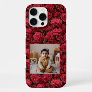 Coque iPhone 16 Pro Max Fleur de Carnation Cadeau d'Anniversaire Minimalis