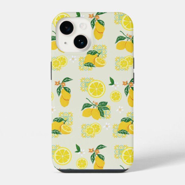 Coque iPhone Fleur de Citron (Verso)