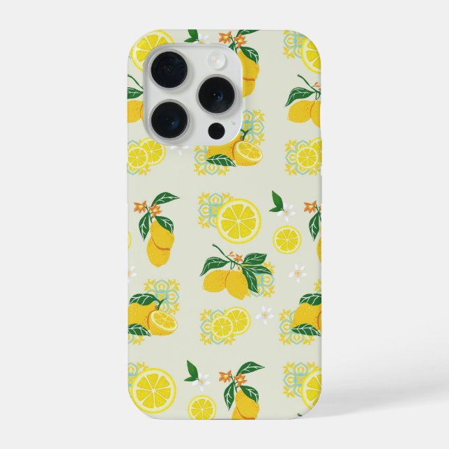 Coque iPhone Fleur de Citron (Verso)