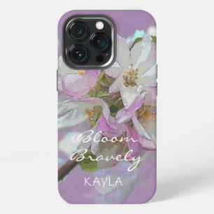 Etui iPhone 13 Pro Fleur de Fleur de Pommier Rose Bloom Bravely Case-