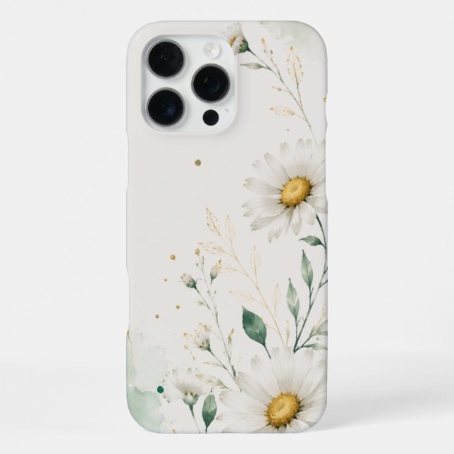 Coque iPhone Fleur de Marguerite (Verso)