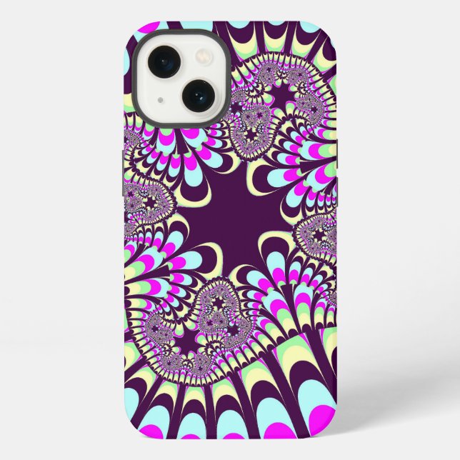 Coque iPhone Fleur de peinture native (Verso)