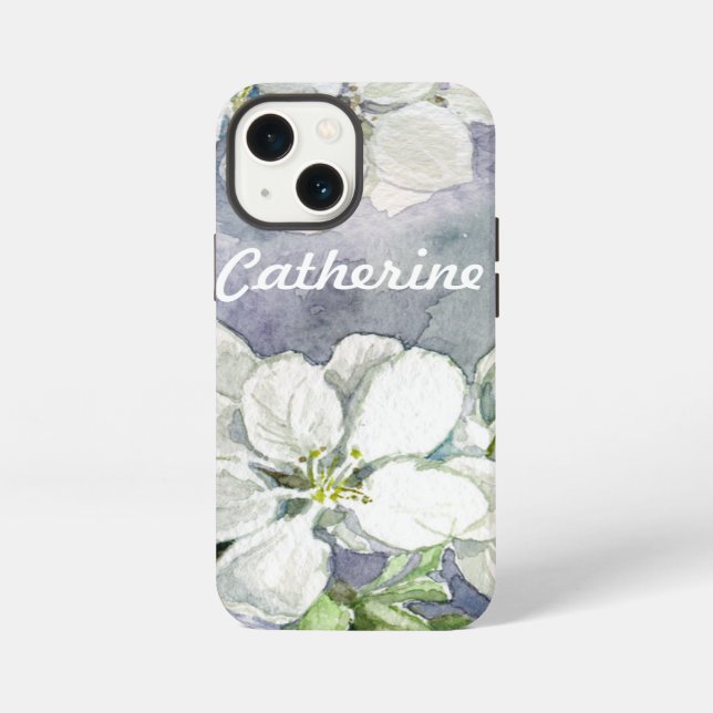 Coque iPhone Fleur de pomme (Verso)