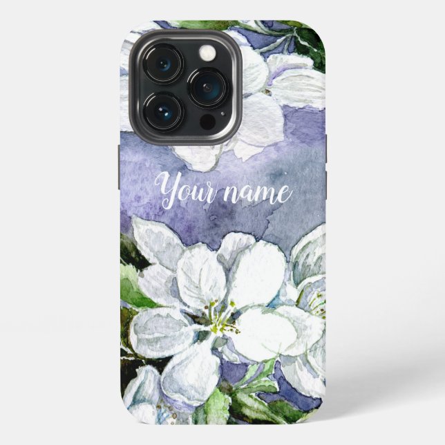 Coque iPhone Fleur de pommier (Dos)