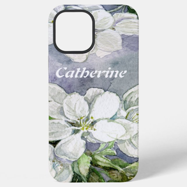 Coque iPhone Fleur de pommier (Verso)