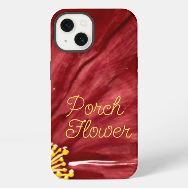 Coque iPhone Fleur de porche / Original / (Verso)