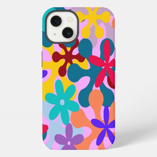 Coque iPhone Fleur de pouvoir (Verso)