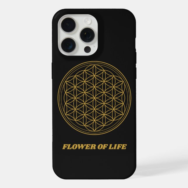 Coque iPhone Fleur De Vie (Verso)
