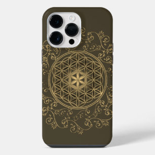 Coque Pour Pour iPhone 14 Pro Max Fleur de Vie - Ornements Vintage Mandala 2