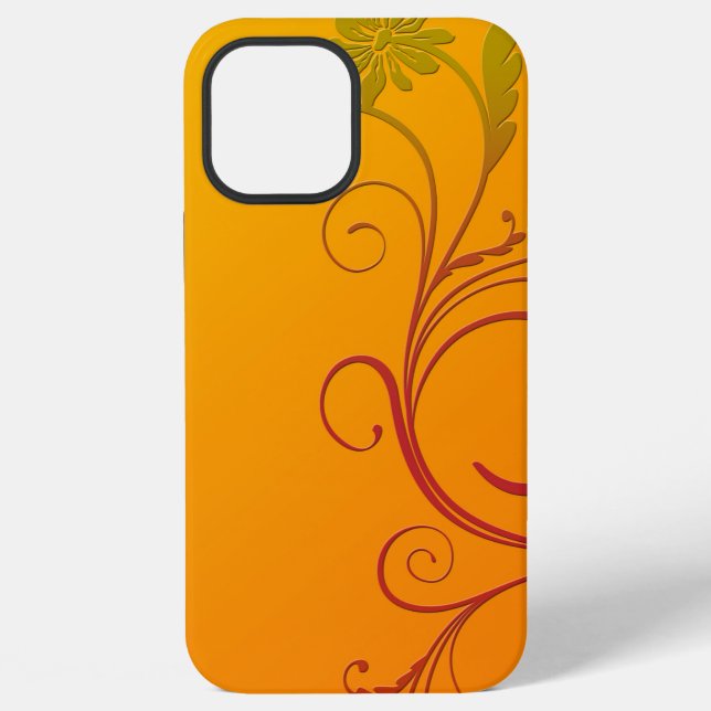 Coque iPhone Fleur d'orange (Verso)