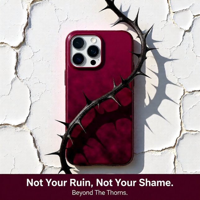 Coque iPhone Fleur Écrasée (Créateur téléchargé)