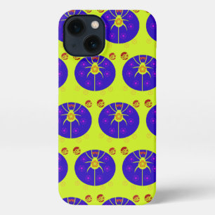 Etui iPhone 13 fleur élégante