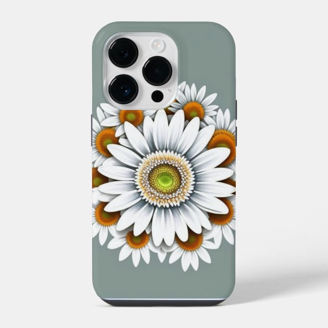 Coque iPhone Fleur marguerite (Verso)