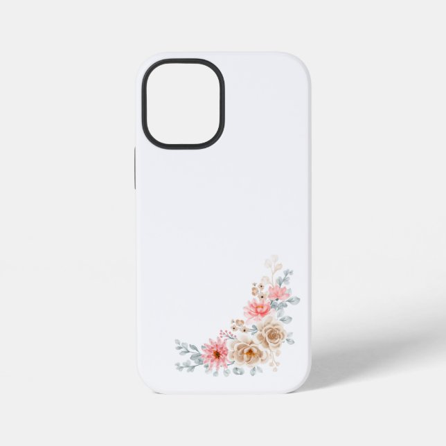 Coque iPhone Fleur personnaliser l'image Housse pour ordinateur (Verso)