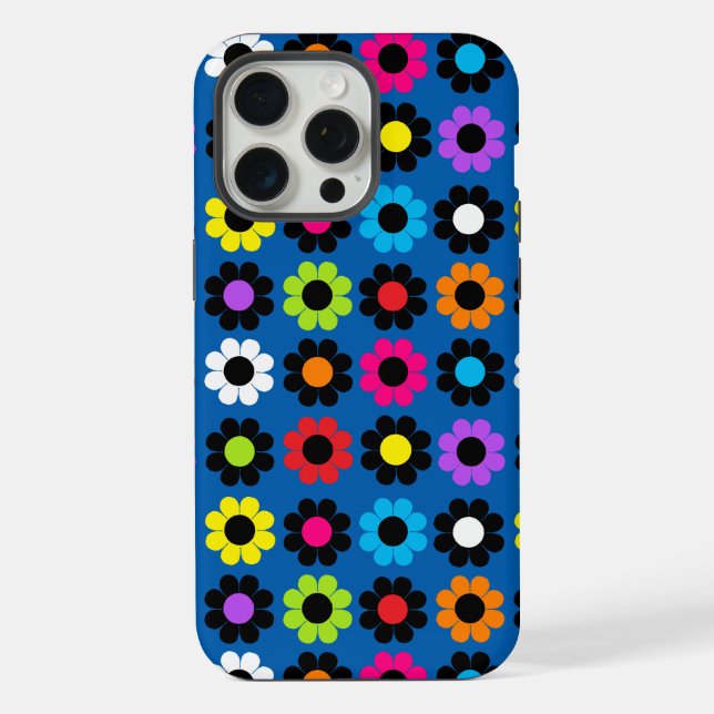 Coque iPhone Fleur Pop Power (Verso)