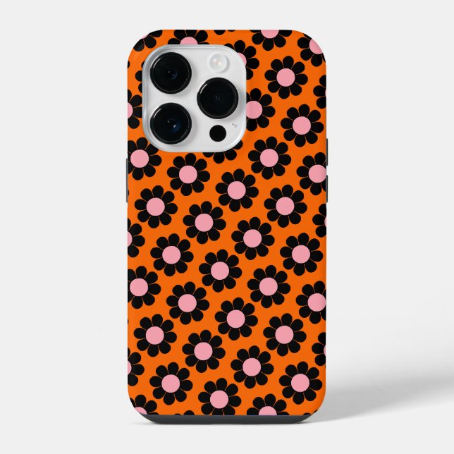Coque iPhone Fleur Pop Power (Verso)