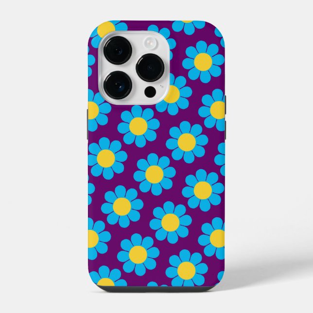 Coque iPhone Fleur Pop Power (Verso)