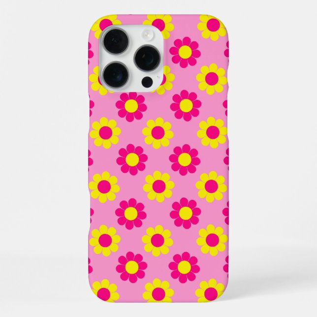 Coque iPhone Fleur Pop Power  (Verso)