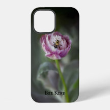 Fleur Rose Inspirante et Bourdon