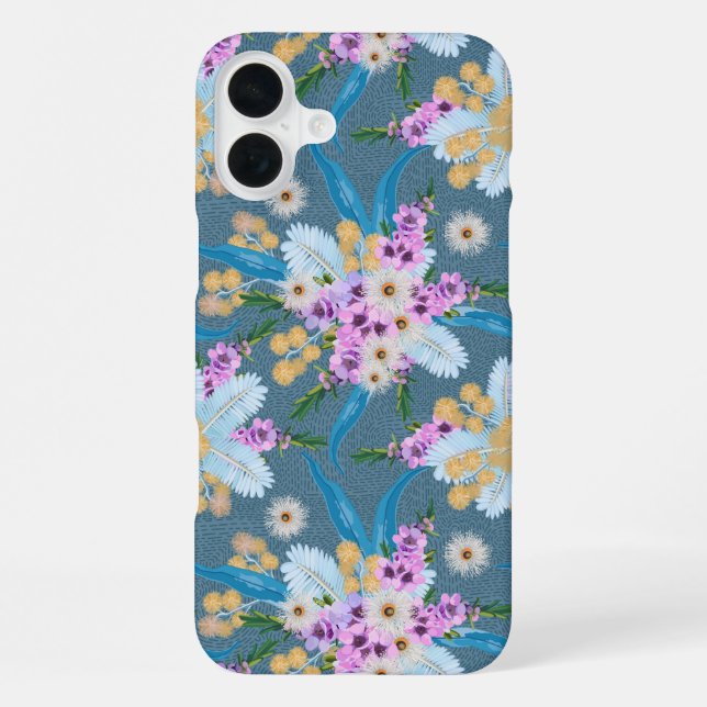 Coque iPhone Fleur sauvage australien (Verso)