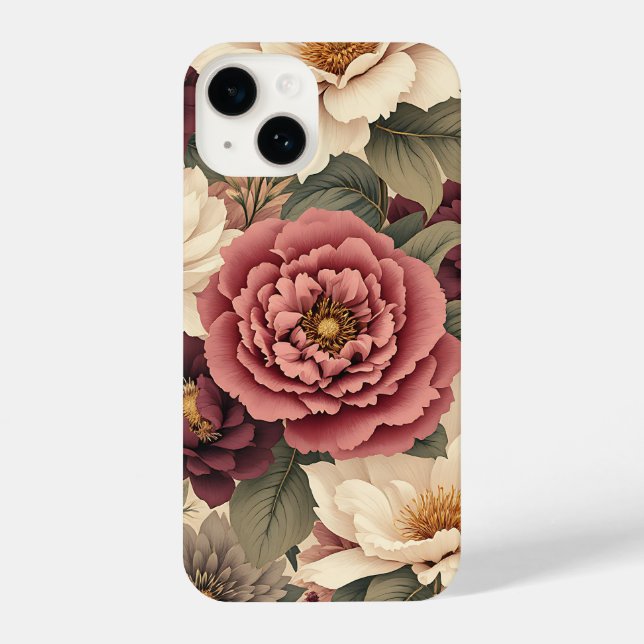 Coque iPhone Fleur sauvage : Boho Floral Phone Case (Verso)