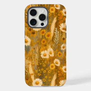 Coque iPhone 15 Pro Max Fleur sauvage d'automne doré - Automne rustique