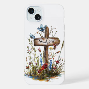 Coque iPhone 15 Plus Fleur Sauvage Féminine