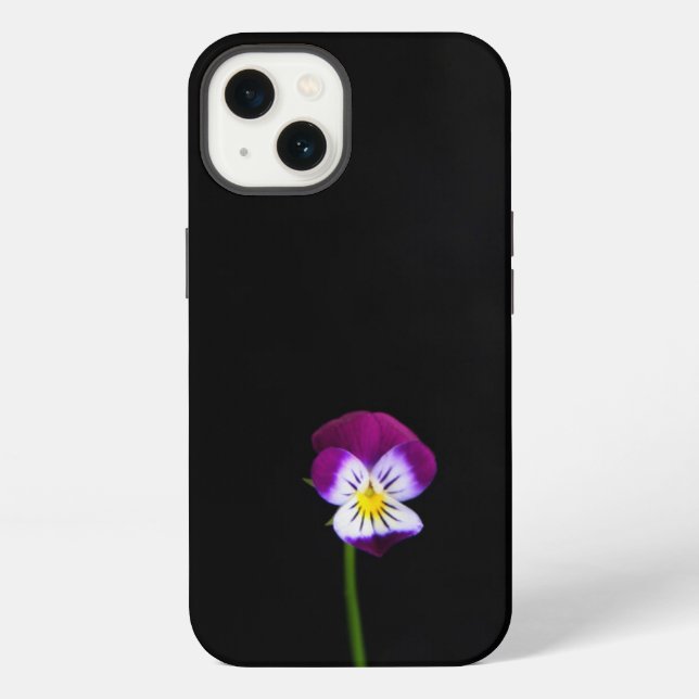 Coque iPhone Fleur violette iphcnm (Verso)