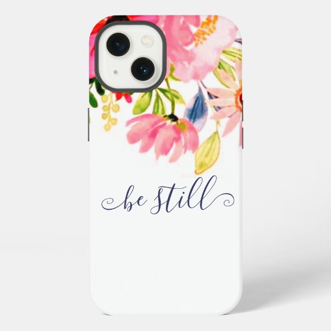 Coque iPhone Fleuris immobile  (Verso)