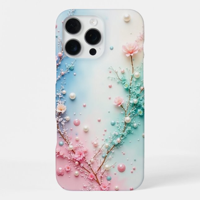 Coque iPhone Fleurs (Verso)