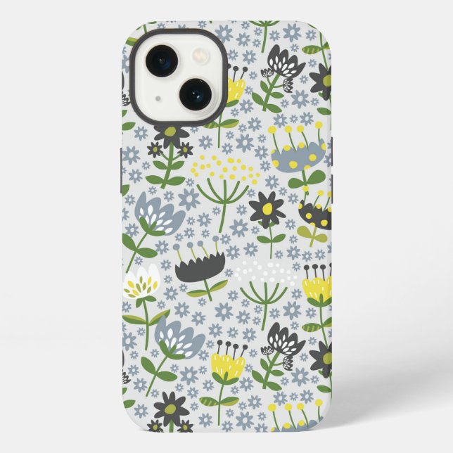 Coque iPhone fleurs (Verso)