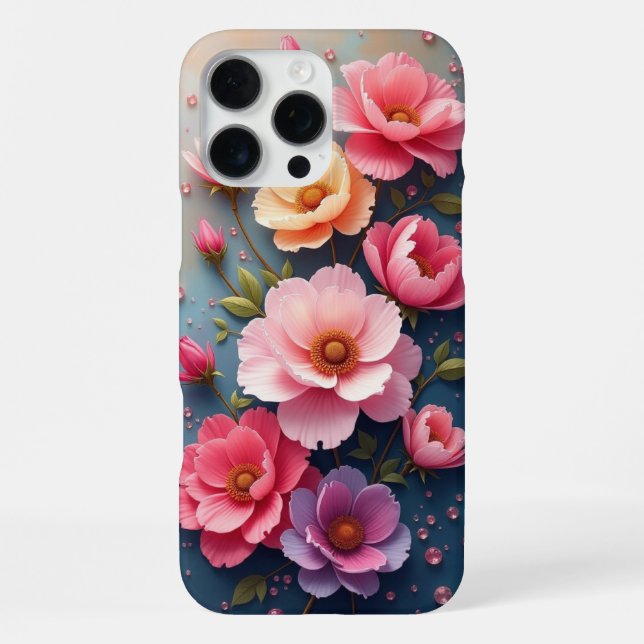 Coque iPhone Fleurs  (Verso)