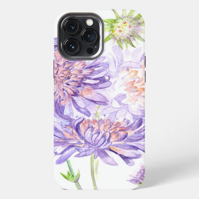 Coque iPhone fleurs (Verso)