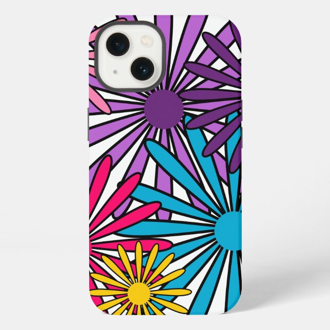 Coque iPhone Fleurs  (Verso)