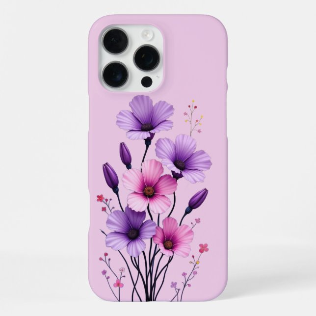 Coque iPhone Fleurs (Verso)