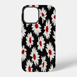 Coque iPhone 12 Fleurs abstraites, un motif aquarelle artistique.