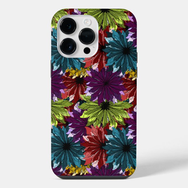 Coque iPhone Fleurs aquarelles (Verso)