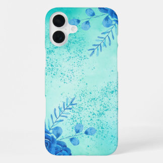Coque iPhone 16 Plus Fleurs aquarelles cerises
