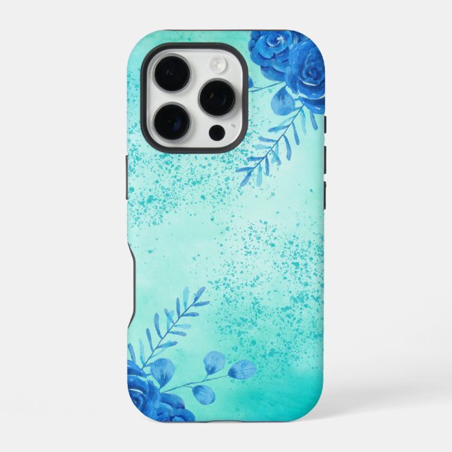 Coque iPhone Fleurs aquarelles de cerisier |  (Verso)